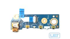 HP Probook X360 11 G3 EE Audio Media Buttons Power Button Board With Cable